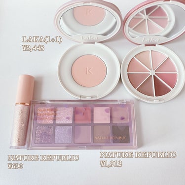 New Level Eyeshadow Palette/Laka/アイシャドウパレットを使ったクチコミ（2枚目）