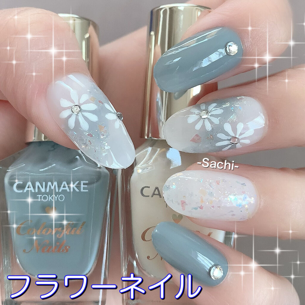 #セルフネイル,#フラワーネイル,#プチプラネイル,#春ネイルのネイルデザイン