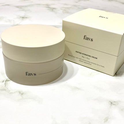 ペプチドハイドレーティングクリーム/favs/フェイスクリームを使ったクチコミ(5枚目)