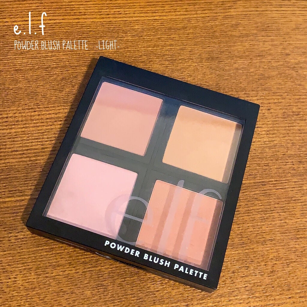 ねぎしおかるび𓅪 on LIPS 「▷e.l.fPOWDERBLUSHPALETTE-LIGHT-..」(1枚目)