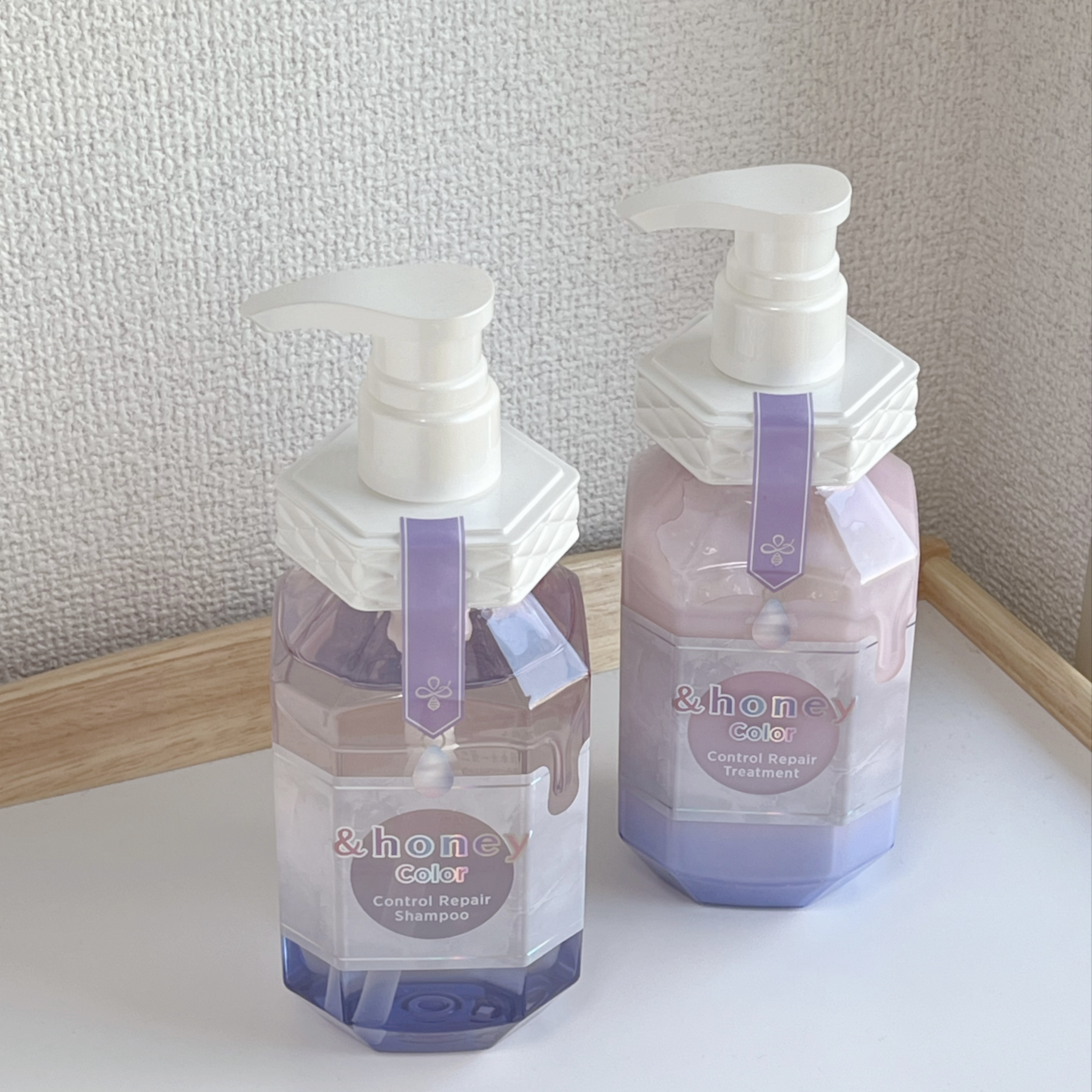 アンドハニー カラー コントロールリペア シャンプー1.0 / ヘアトリートメント2.0/&honey/市販シャンプーを使ったクチコミ（1枚目）
