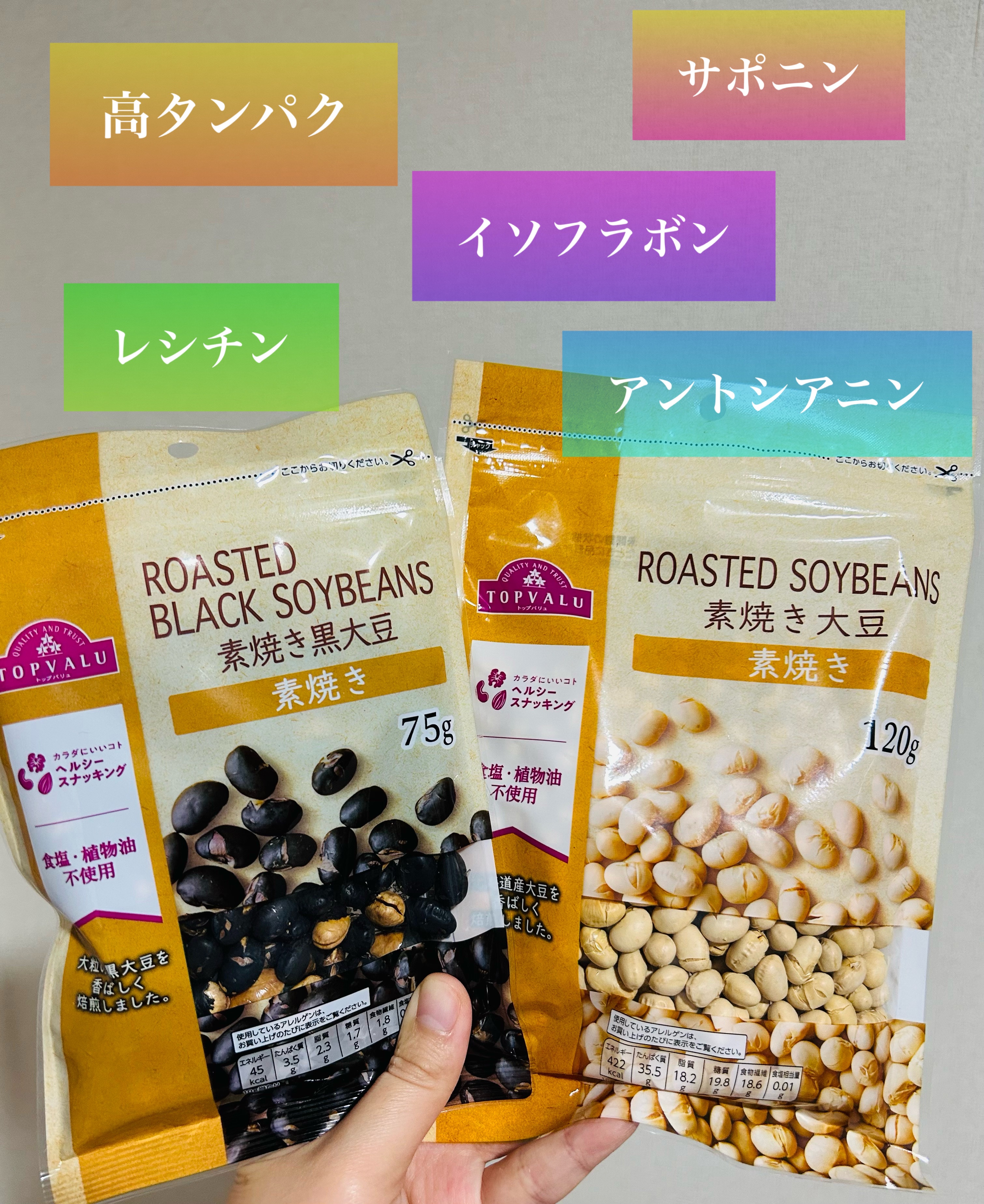 素焼き黒大豆/トップバリュ/食品を使ったクチコミ（1枚目）