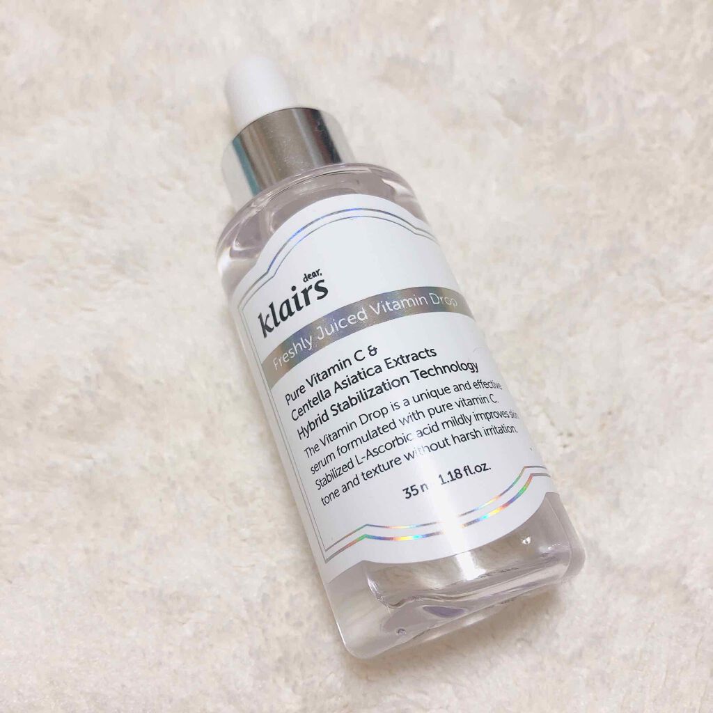 フレッシュリージュースドビタミンドロップ(35ml)/Klairs/美容液を使ったクチコミ（1枚目）