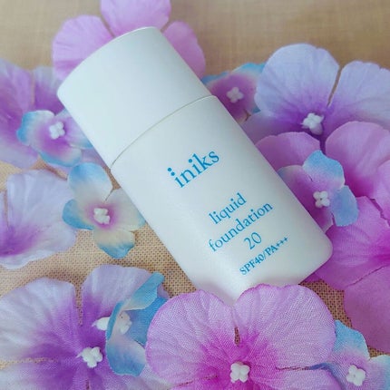 リキッド ファンデーション/iniks/リキッドファンデーションを使ったクチコミ(1枚目)