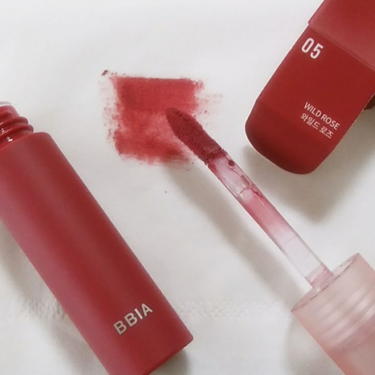 スマッジティント FLOWER MARKET/BBIA/リップティントを使ったクチコミ（2枚目）