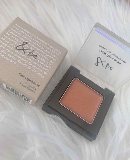 &be クリームアイシャドウ ブロンズオレンジ/&be/ジェル・クリームアイシャドウを使ったクチコミ(1枚目)