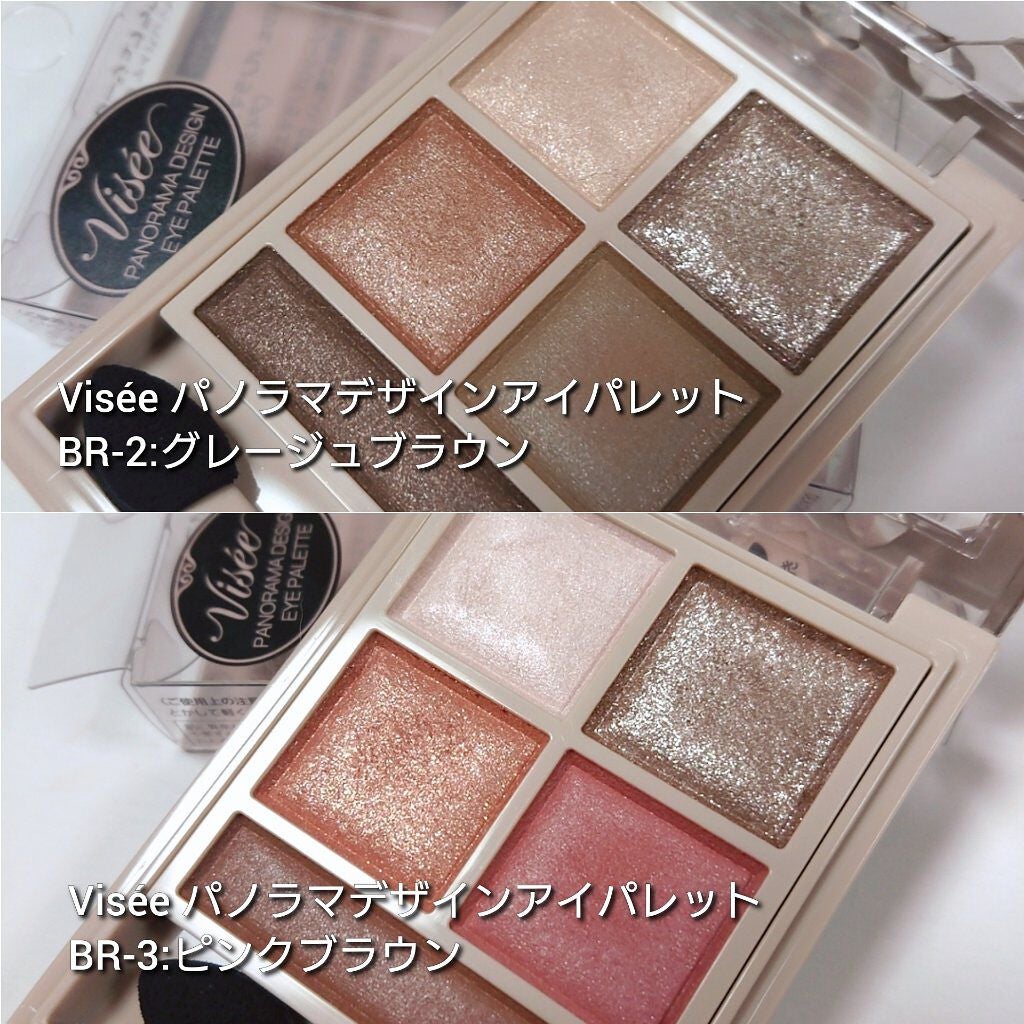 パノラマデザイン アイパレット/Visée/アイシャドウパレットを使ったクチコミ(3枚目)