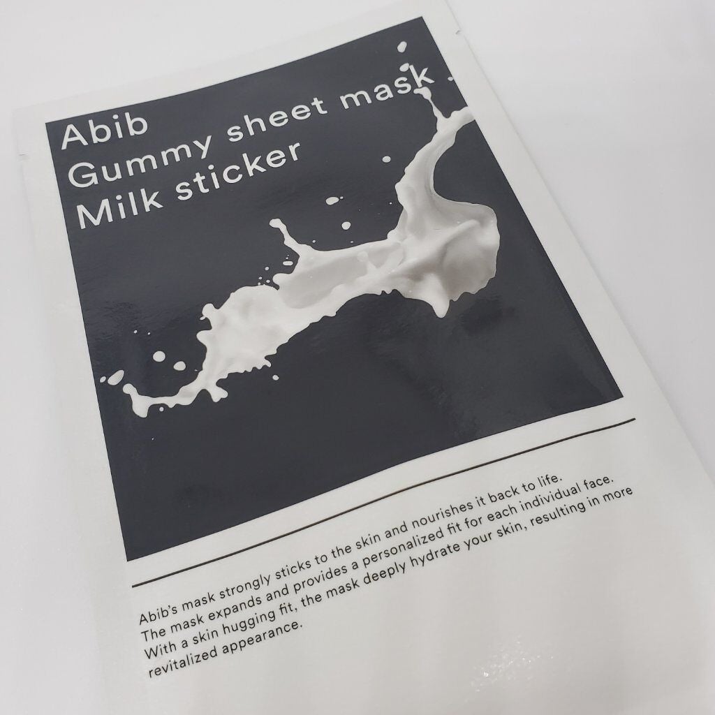 ガムシートマスク コラーゲン※10ミルク※11ステッカー/Abib /シートマスク・パックを使ったクチコミ(1枚目)