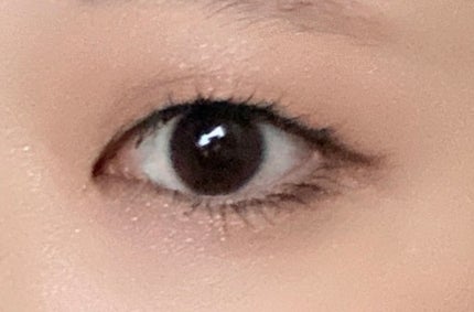 「密着アイライナー」ショート筆リキッド/デジャヴュ/リキッドアイライナーを使ったクチコミ(1枚目)