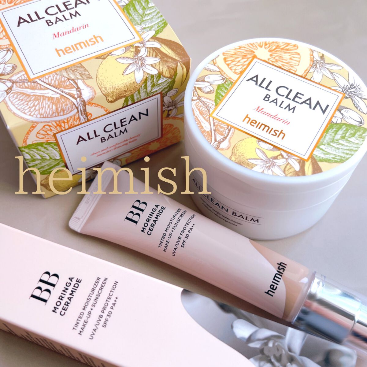 オールクリーンバーム マンダリン/heimish/クレンジングバームを使ったクチコミ（1枚目）
