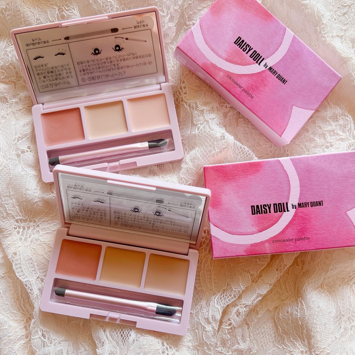 デイジードール コンシーラー パレット R-02/DAISY DOLL by MARY QUANT/パレットコンシーラーを使ったクチコミ（3枚目）