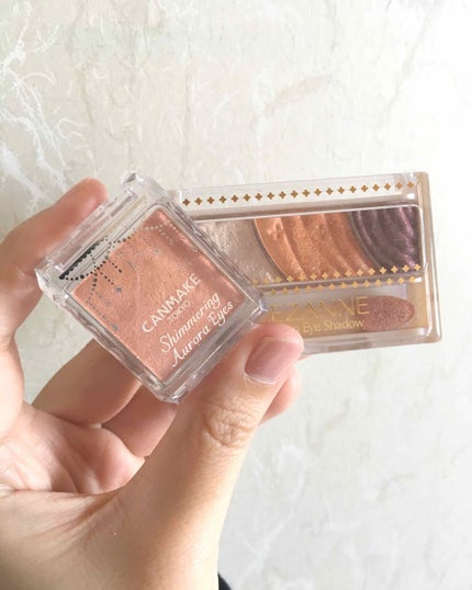 トーンアップアイシャドウ/CEZANNE/アイシャドウパレットを使ったクチコミ(1枚目)