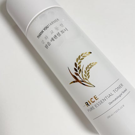 ライス ピュア エッセンシャル トナー/THANK YOU FARMER/化粧水を使ったクチコミ(4枚目)