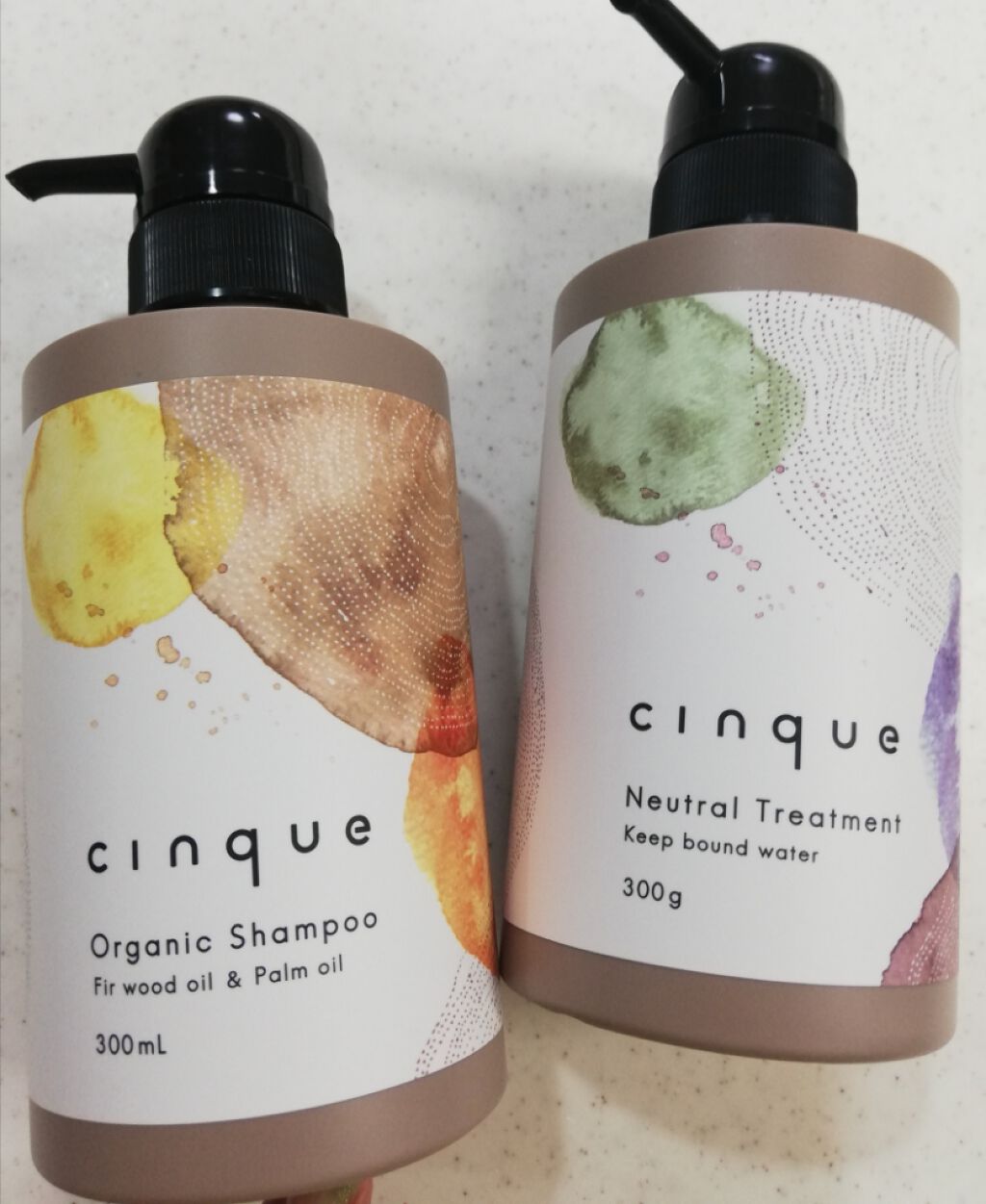 サンクオーガニックシャンプー/ニュートラルトリートメント/cinque/市販シャンプーを使ったクチコミ（1枚目）