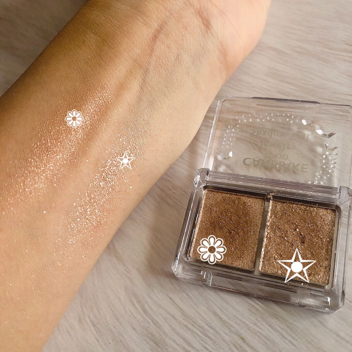 ジュエリーシャドウベール/キャンメイク/アイシャドウパレットを使ったクチコミ(2枚目)