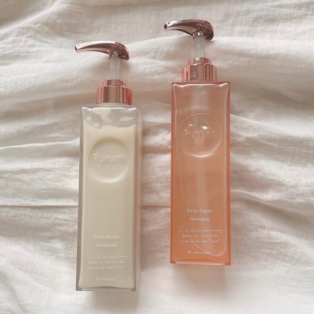 プルント ディープリペア美容液シャンプー／トリートメント/Purunt./市販シャンプーを使ったクチコミ（1枚目）
