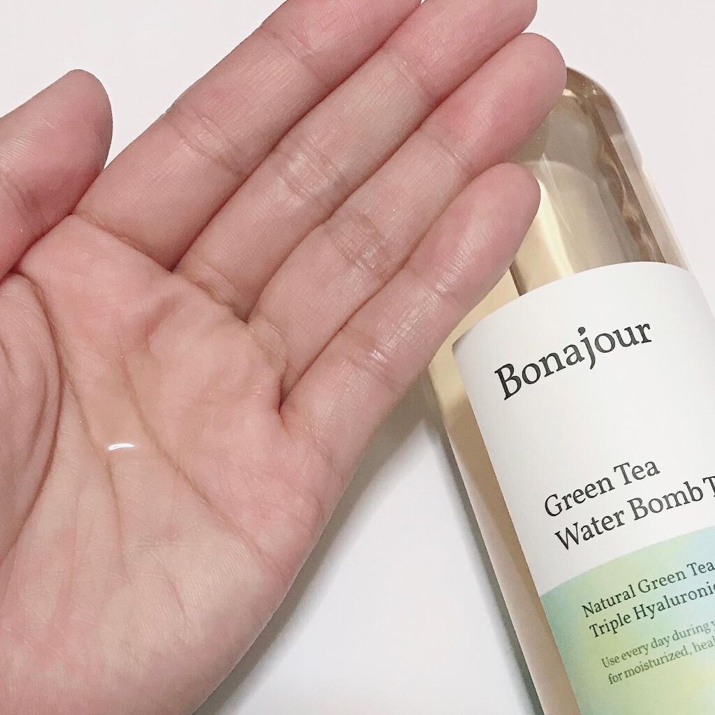 グリーンティーウォーターボム/Bonajour/フェイスクリームを使ったクチコミ（3枚目）