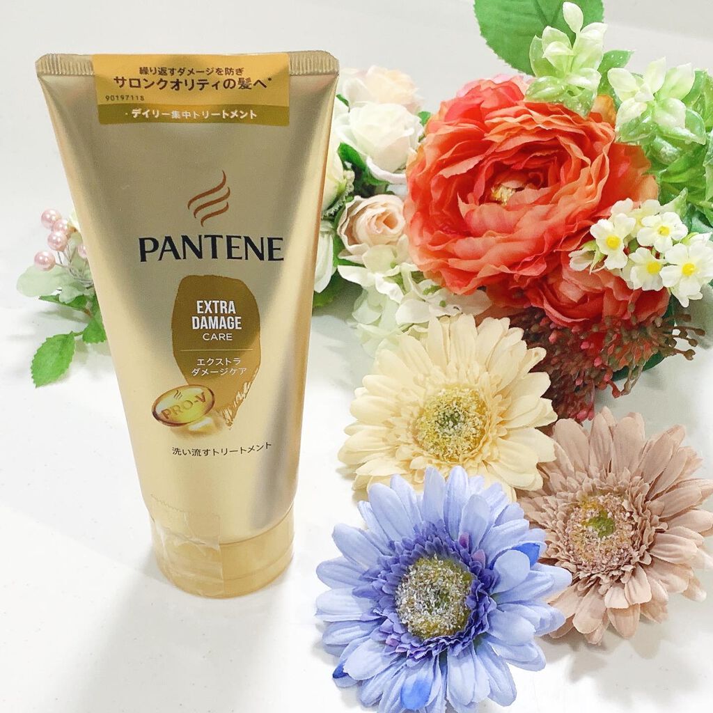 エクストラダメージケア デイリー補修トリートメント/パンテーン/洗い流すヘアトリートメントを使ったクチコミ(1枚目)