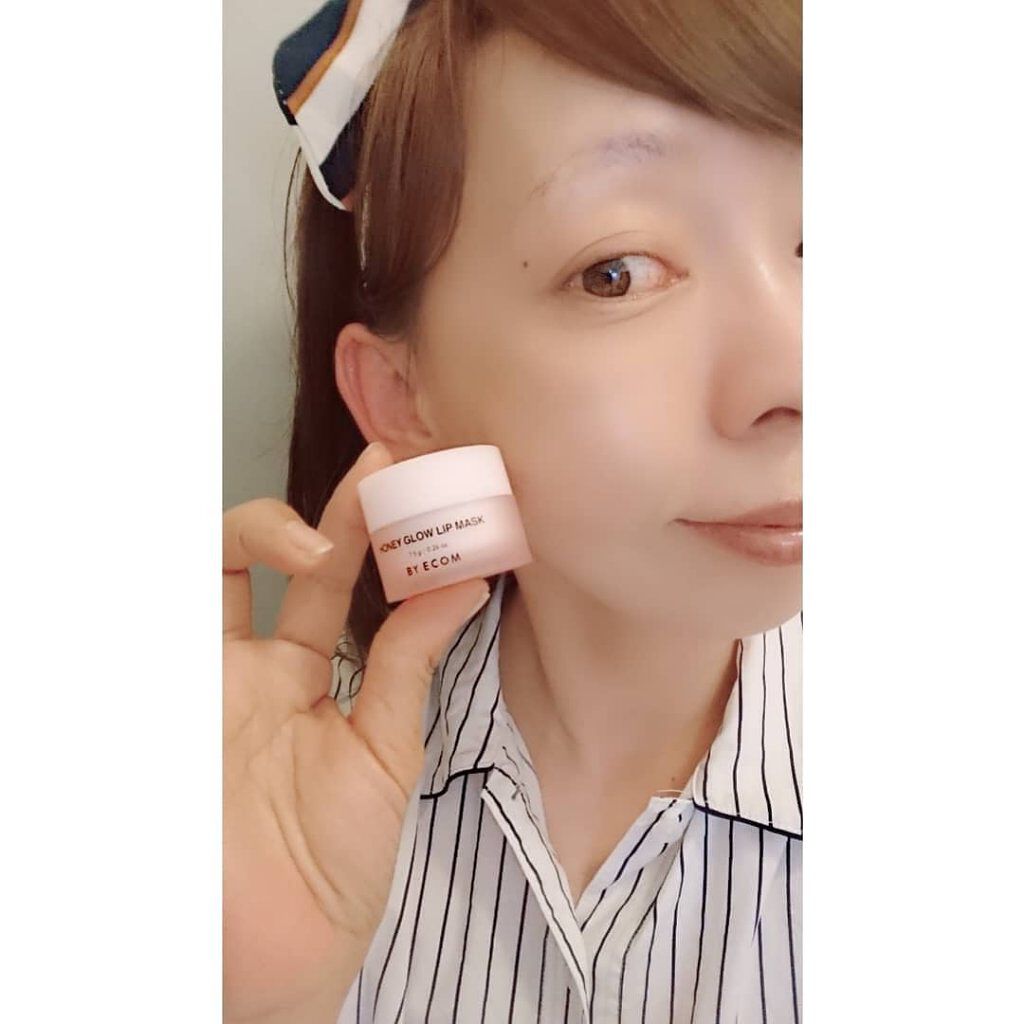 バイエコム ハニーグロウリップマスク/BY ECOM/リップマスクを使ったクチコミ(2枚目)