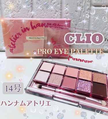 プロ アイ パレット 14 ATELIER IN HANNAM/CLIO/パウダーアイシャドウを使ったクチコミ（1枚目）