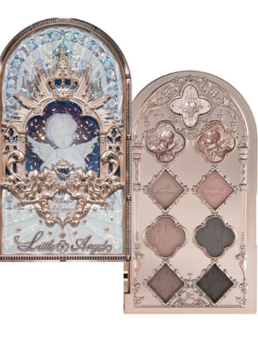 フラワーノーズ リトルエンジェルコレクション 9色アイシャドウパレット 01 Eden's Angel (伊甸天使)/FlowerKnows/アイシャドウパレットを使ったクチコミ（1枚目）