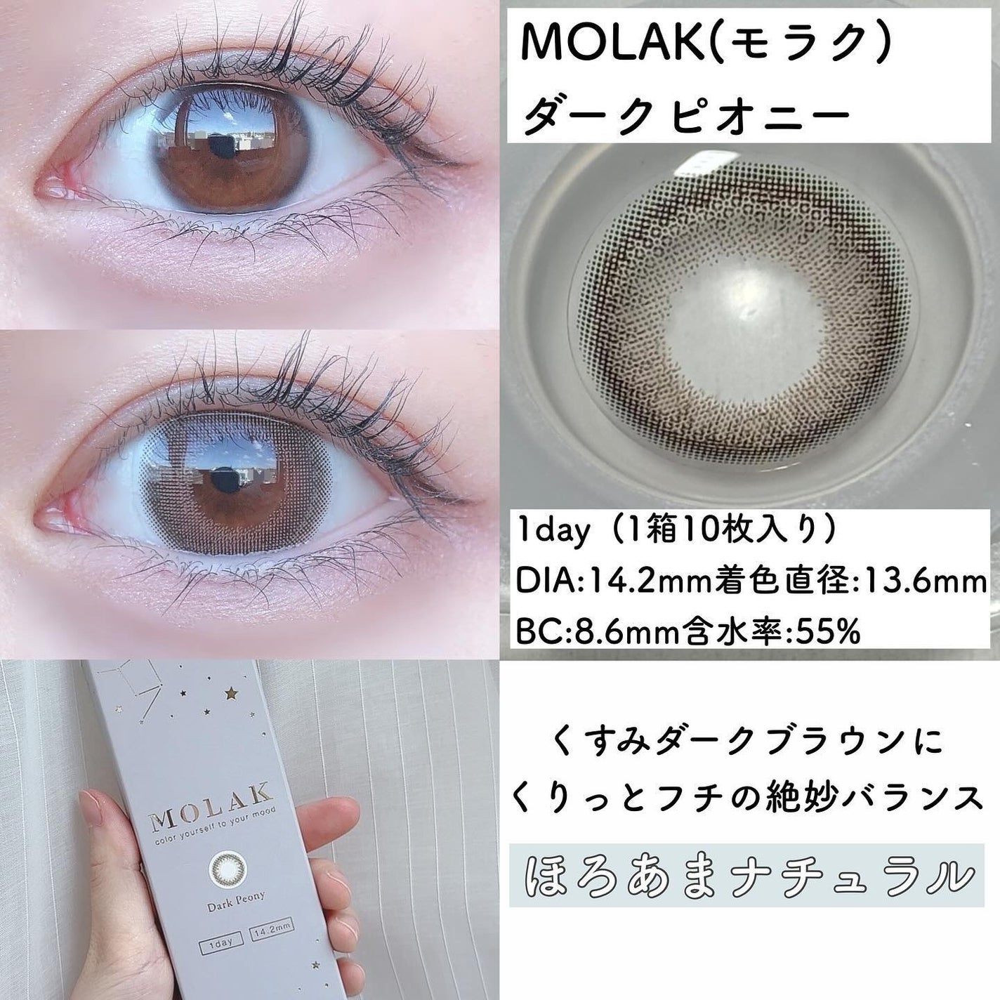 MOLAK 1day/MOLAK/ワンデー(1DAY)カラコンを使ったクチコミ(2枚目)