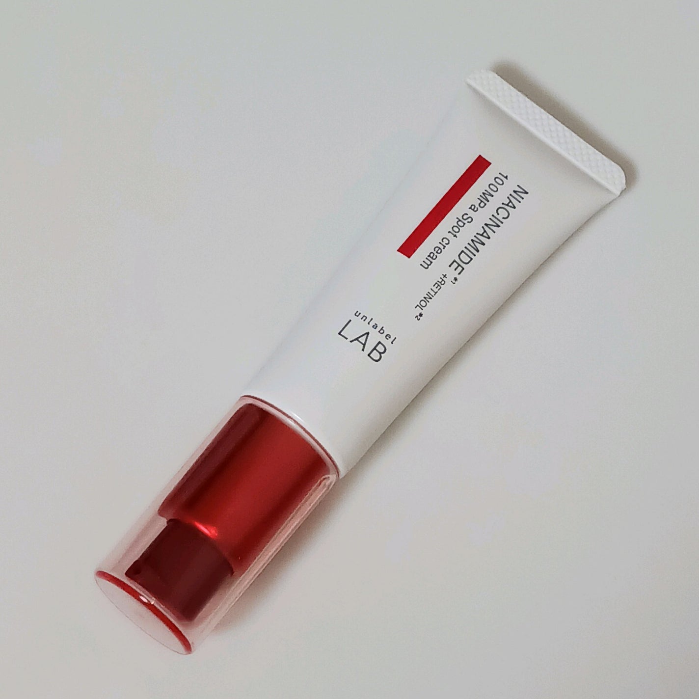 アンレーベル ラボ NA スポットクリーム/unlabel/フェイスクリームを使ったクチコミ(1枚目)