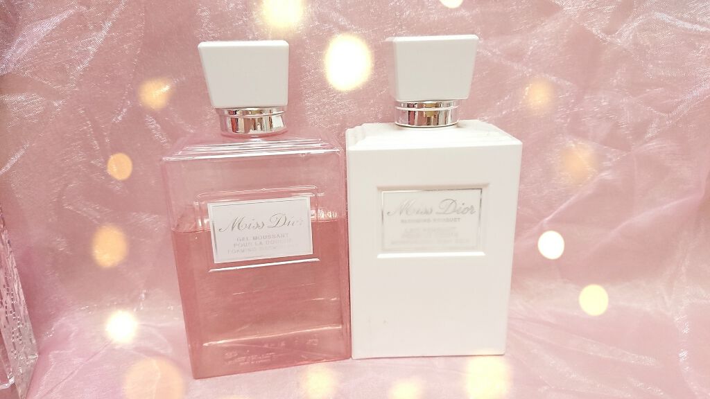 Dior ミス ディオール ボディ ローションのクチコミ「ミスディオール
ブルーミングブーケ

今日は前回の続きで
ボディローションとボディパウダーです.....」（2枚目）