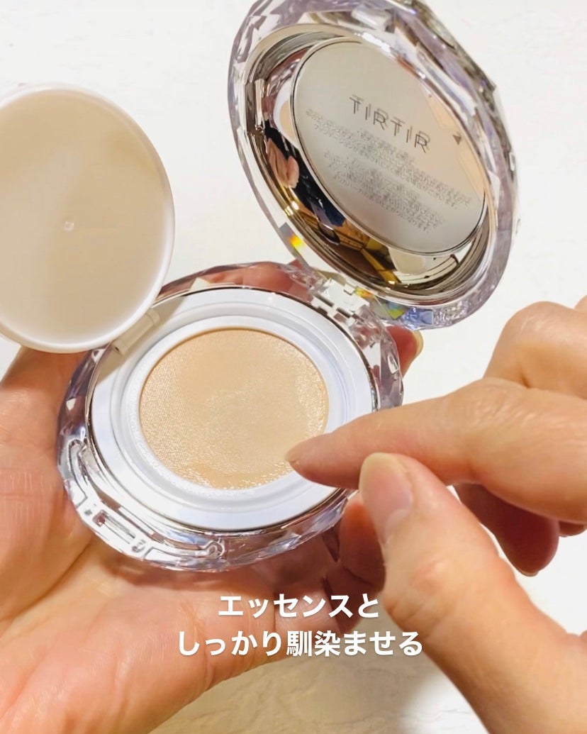 マスクフィット クリスタルメッシュクッション/TIRTIR(ティルティル)/クッションファンデーションを使ったクチコミ(3枚目)