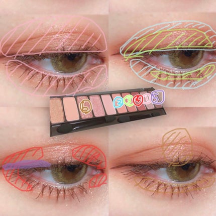 ETUDE プレイカラー アイシャドウのクチコミ「○ETUDE HOUSE
プレイカラーアイズ カフェインホリック○
.....」(3枚目)