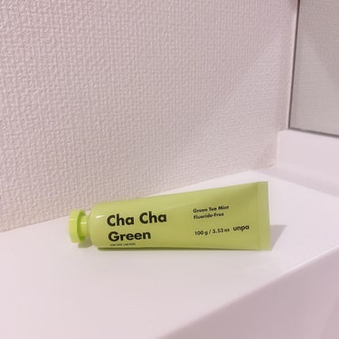 Cha Cha Charcoal Vegan Greentea Toothpaste/unpa/歯磨き粉を使ったクチコミ（3枚目）