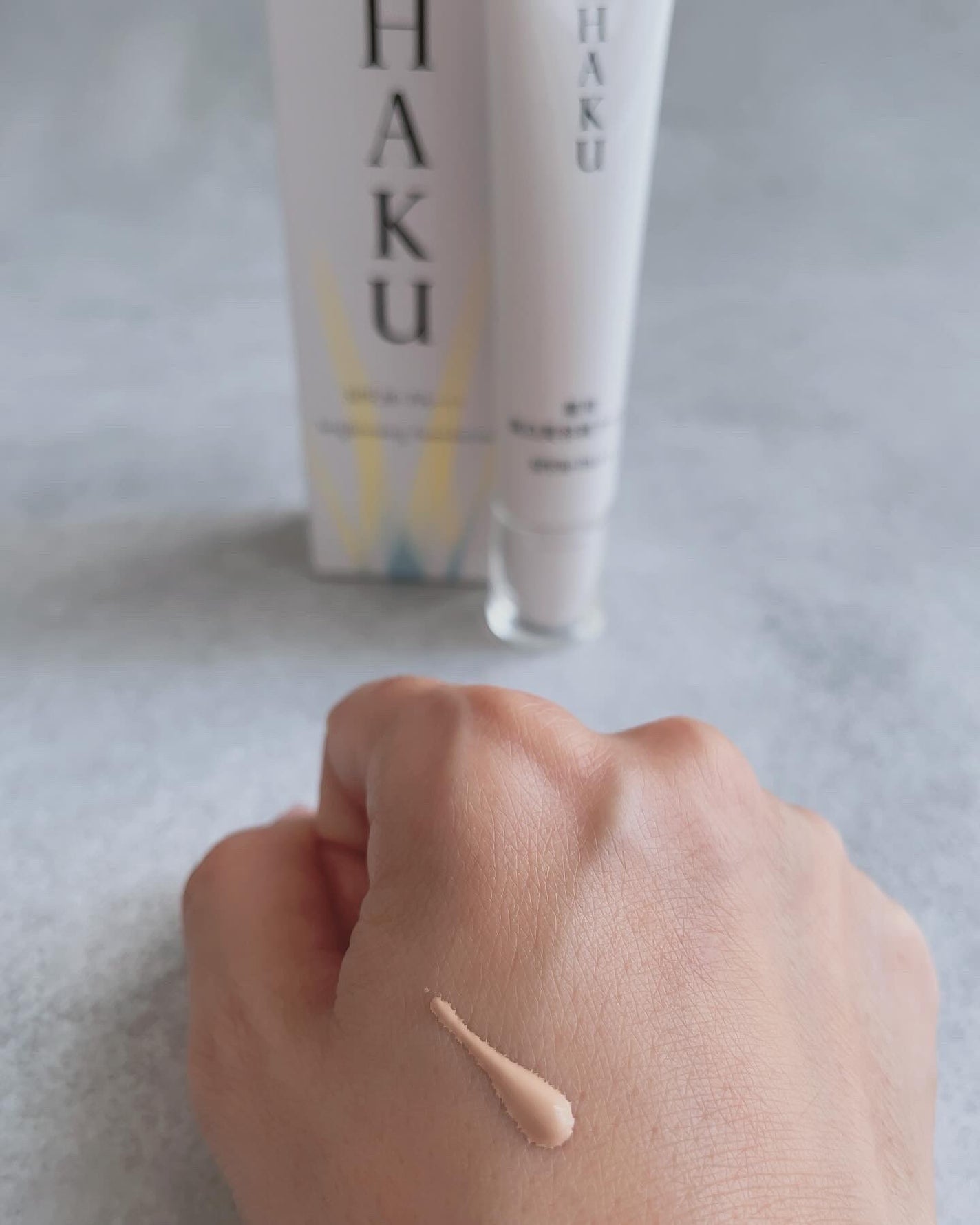 薬用 美白美容液ファンデ(医薬部外品)/HAKU/クリーム・エマルジョンファンデーションを使ったクチコミ(6枚目)