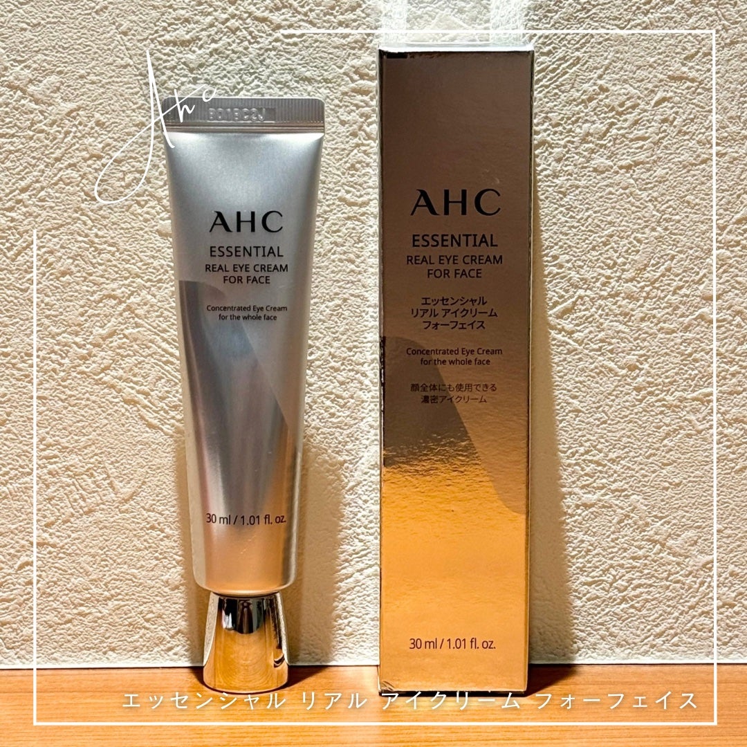 エッセンシャル リアル アイクリーム フォーフェイス/AHC/アイケア・アイクリームを使ったクチコミ(1枚目)