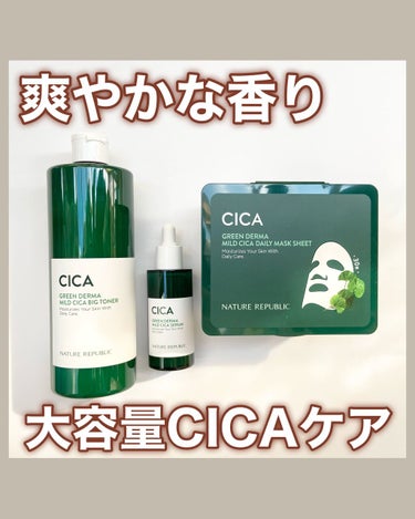 グリーン ダーマCICAビックトナー/ネイチャーリパブリック/化粧水を使ったクチコミ（1枚目）