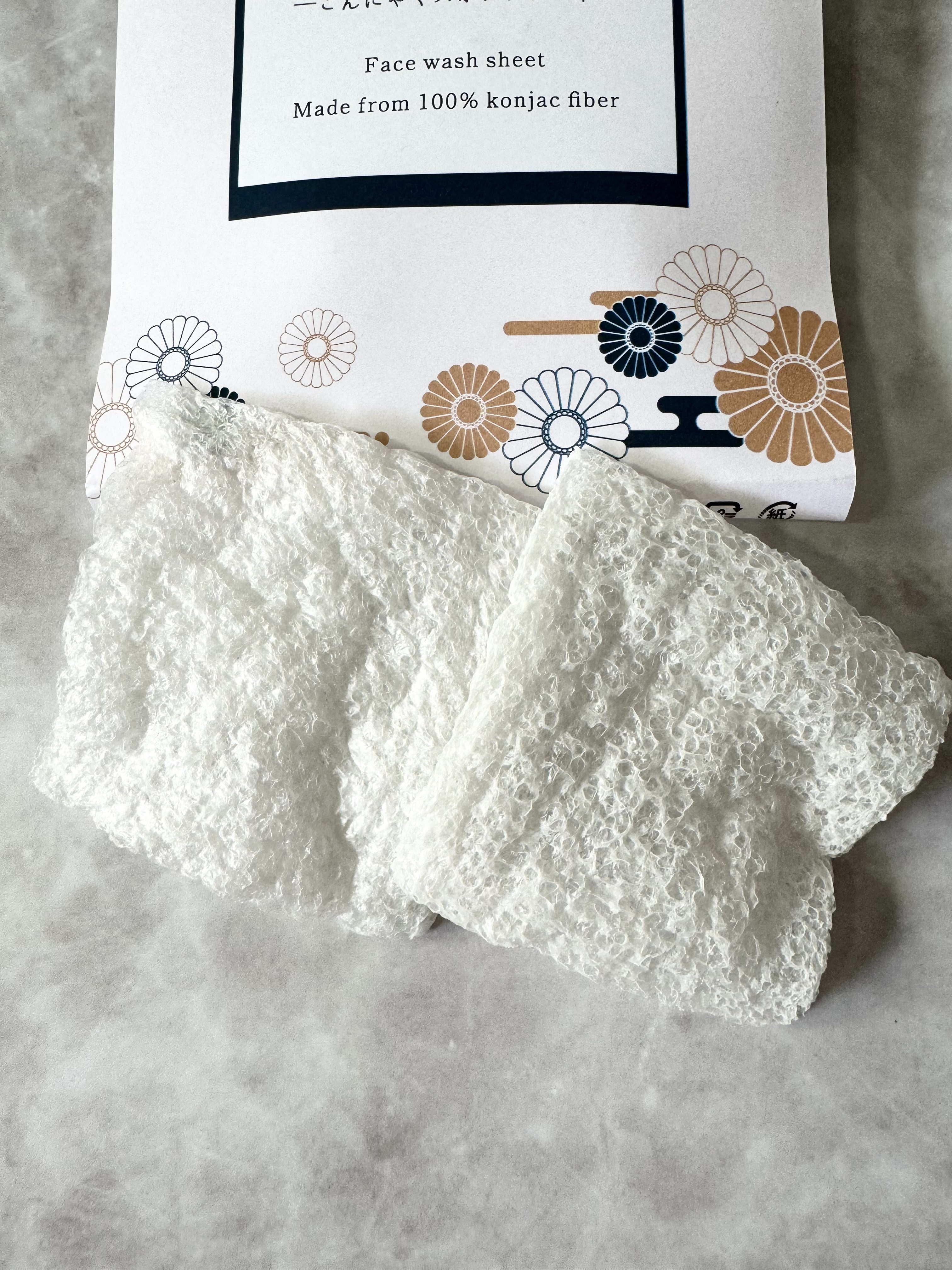 こんにゃくスポンジシート　-天女の羽衣-/ナチュラブ/その他スキンケアグッズを使ったクチコミ（2枚目）