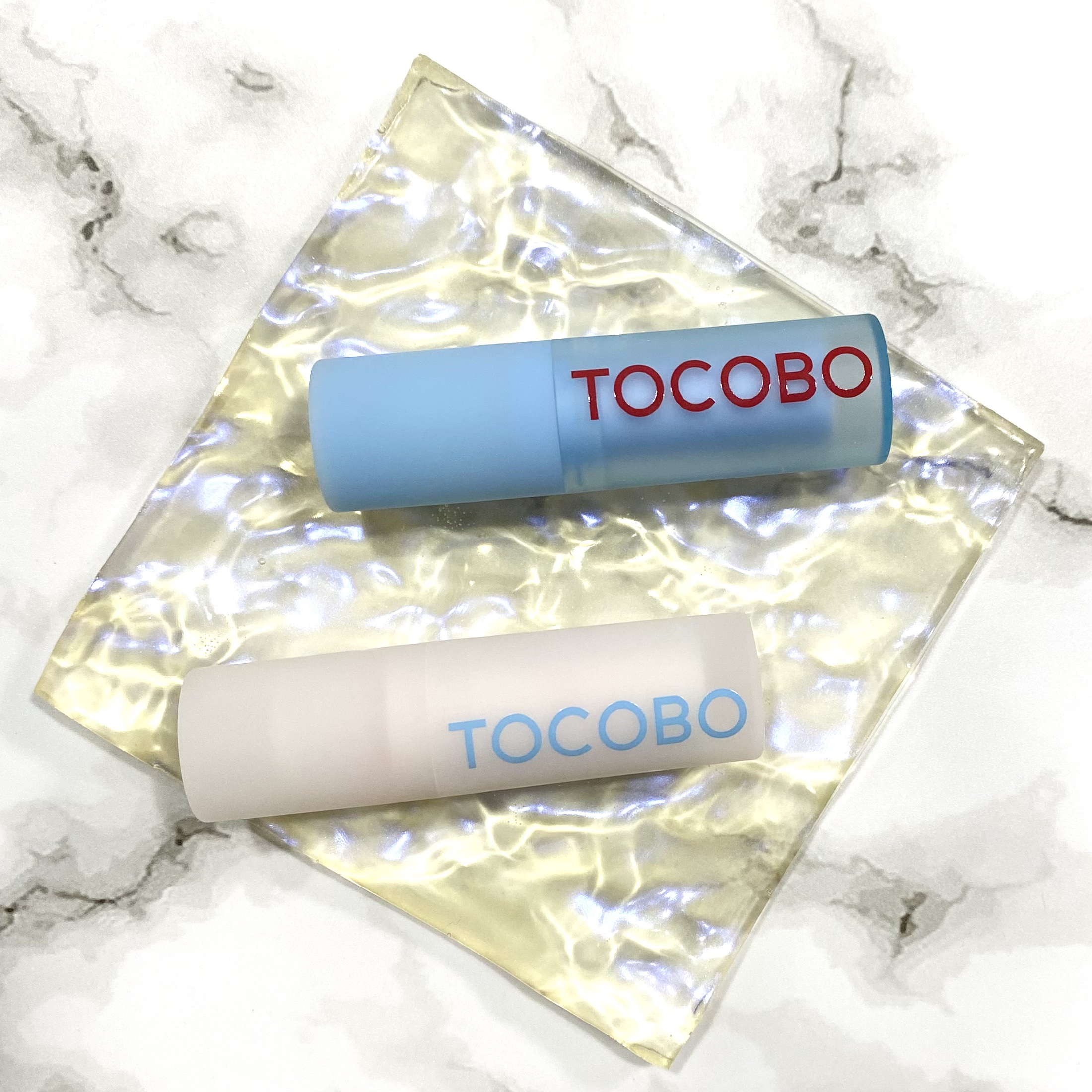 グラスティンティッドリップバーム/TOCOBO/リップバームを使ったクチコミ（3枚目）