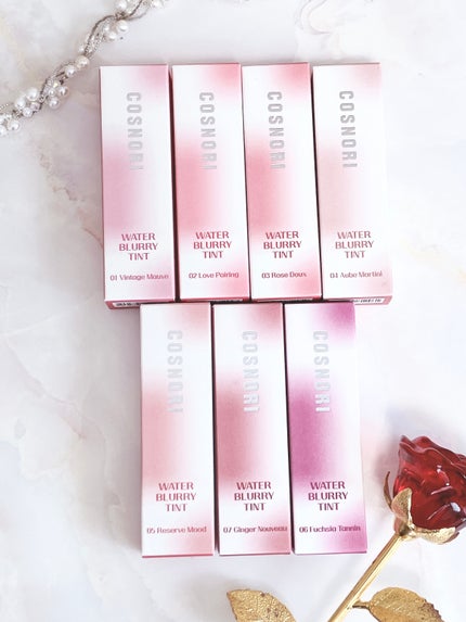 コスノリ ウォーターブラーリーティント/COSNORI/リップティントを使ったクチコミ(9枚目)