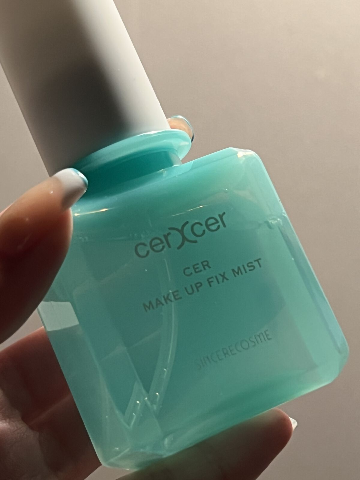 メイクアップフィックスミスト/cerXcer/フィックスミストを使ったクチコミ（1枚目）