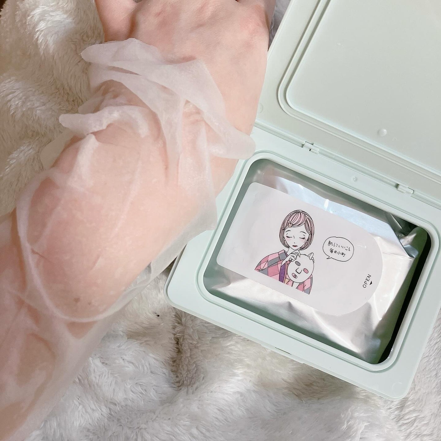 クリアターン まいにち毛穴小町マスク/クリアターン/シートマスク・パックを使ったクチコミ(2枚目)