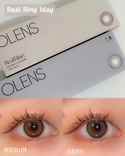 Glowy 1day/OLENS/ワンデー(1DAY)カラコンを使ったクチコミ(5枚目)