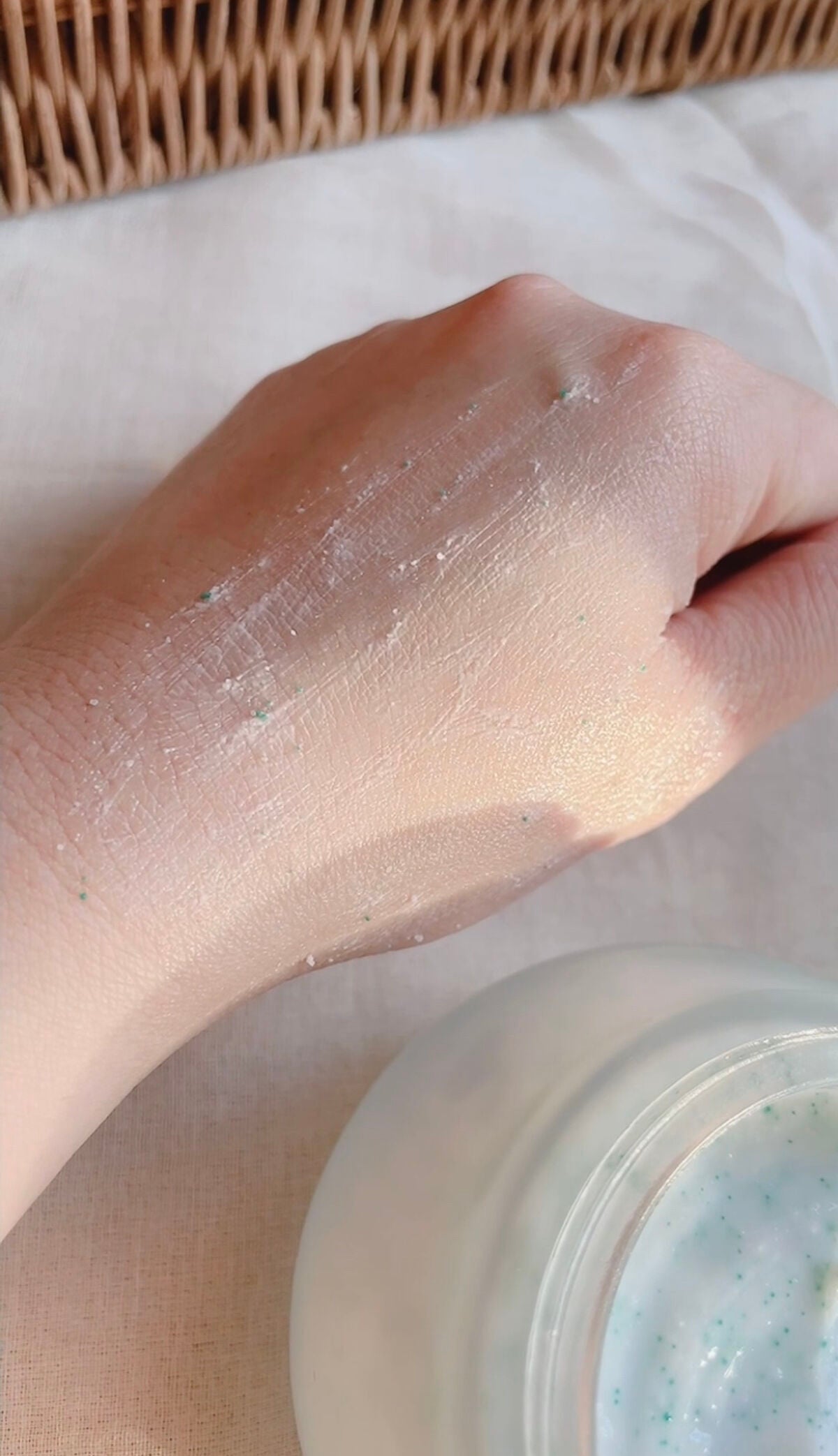 フェイスポリッシャー リフレッシング(ミント)/SABON/スクラブ・ゴマージュを使ったクチコミ(5枚目)