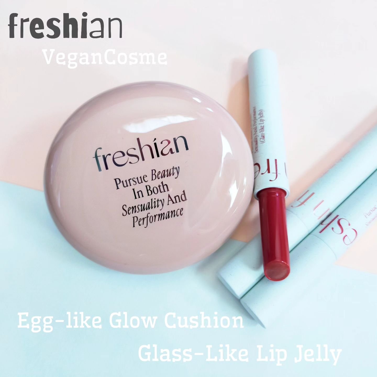 グラスライクリップジェリー/freshian/口紅を使ったクチコミ（1枚目）