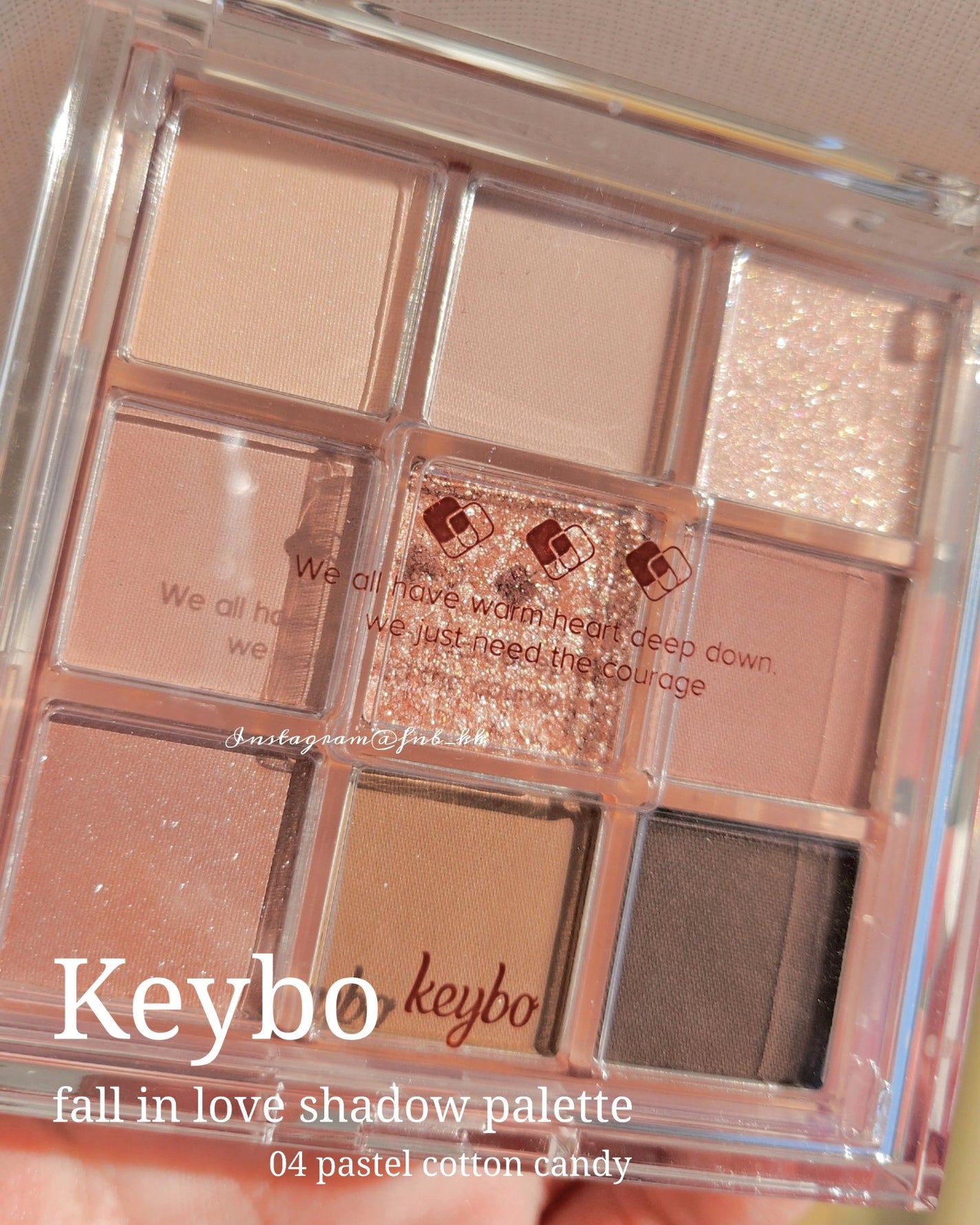 KEYBO FALL IN LOVE SHADOW PALETTE/keybo/アイシャドウパレットを使ったクチコミ(1枚目)