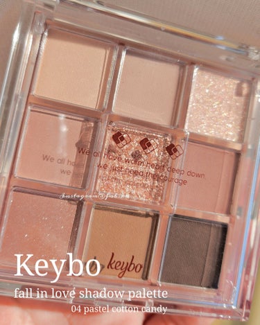 KEYBO FALL IN LOVE SHADOW PALETTE/keybo/アイシャドウパレットを使ったクチコミ（1枚目）