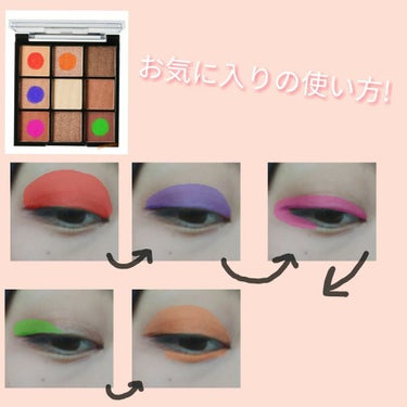 UR GLAM　BLOOMING EYE COLOR PALETTE/U R GLAM/パウダーアイシャドウを使ったクチコミ（3枚目）