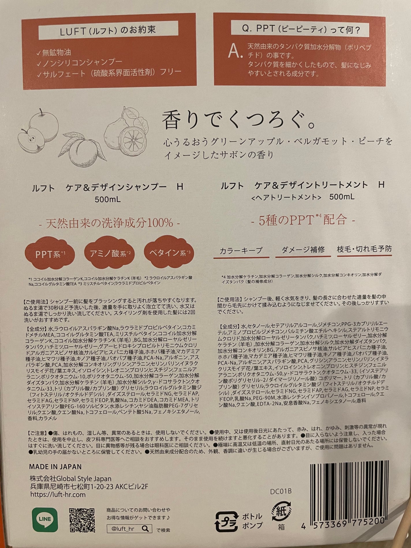 ケア&デザイン シャンプー&トリートメントH/LUFT/市販シャンプーを使ったクチコミ(2枚目)