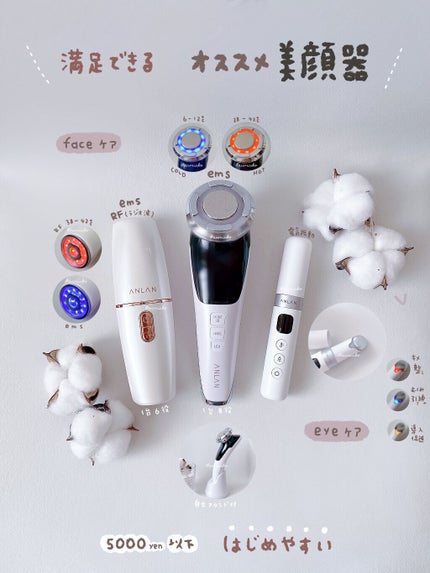 多機能温冷美顔器/ANLAN/美顔器・マッサージを使ったクチコミ(1枚目)