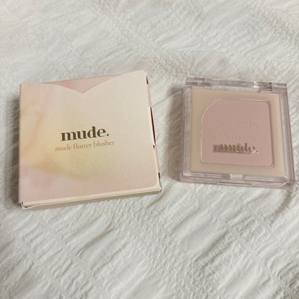 フラッターブラッシャー 09 ミュートラベンダー/mude/パウダーチークを使ったクチコミ(2枚目)