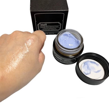 ミッドナイトブルーカーミングクリーム/Klairs/フェイスクリームを使ったクチコミ(3枚目)