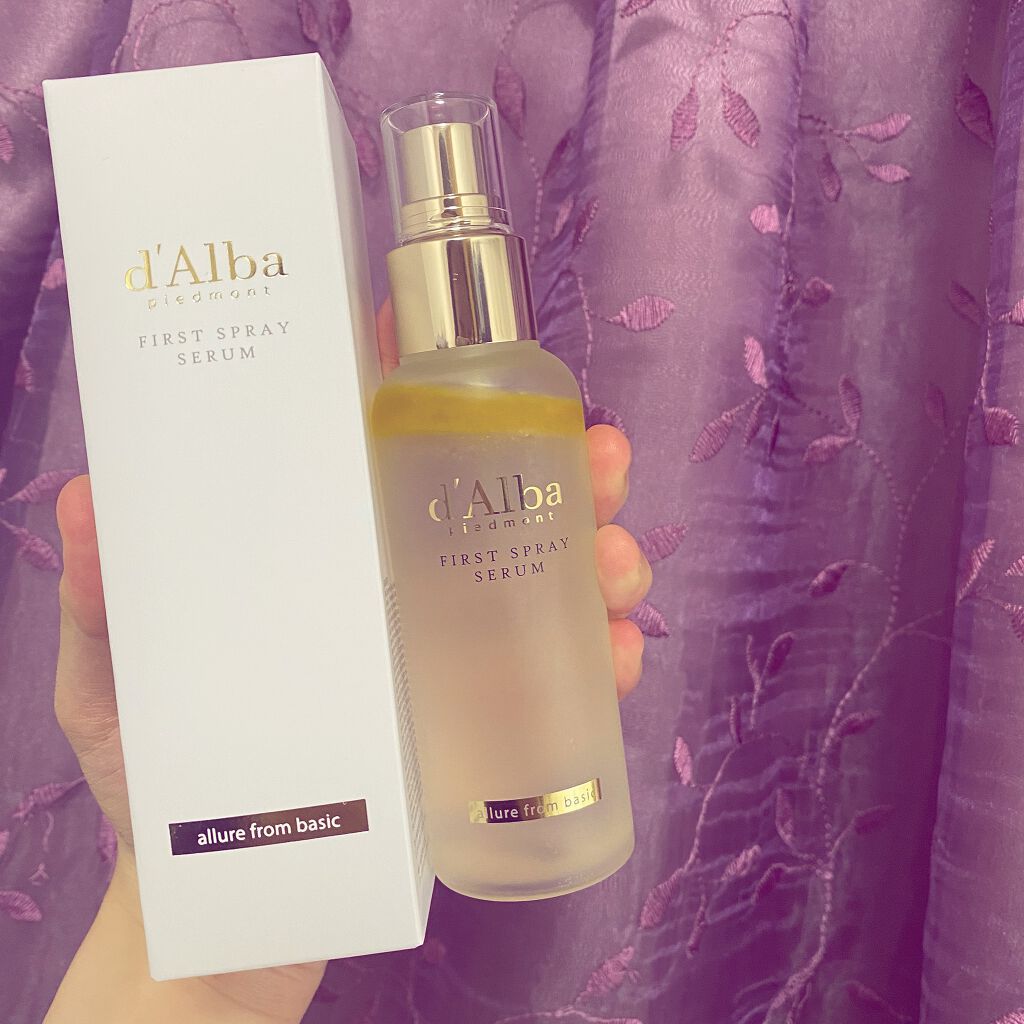 ダルバ ホワイトトリュフファーストスプレーセラム/ダルバ/ミスト状化粧水を使ったクチコミ（1枚目）